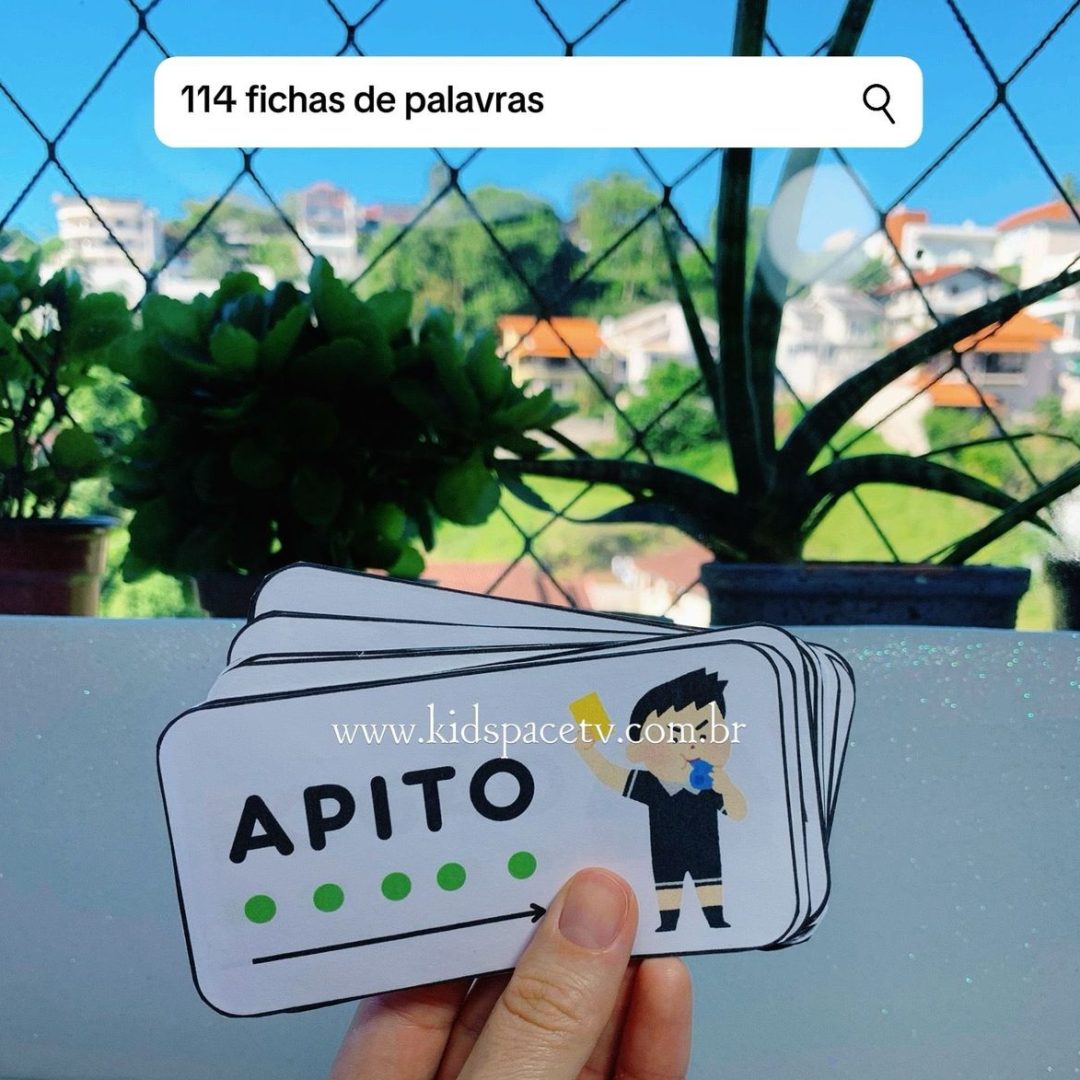 114 fichas de palavras