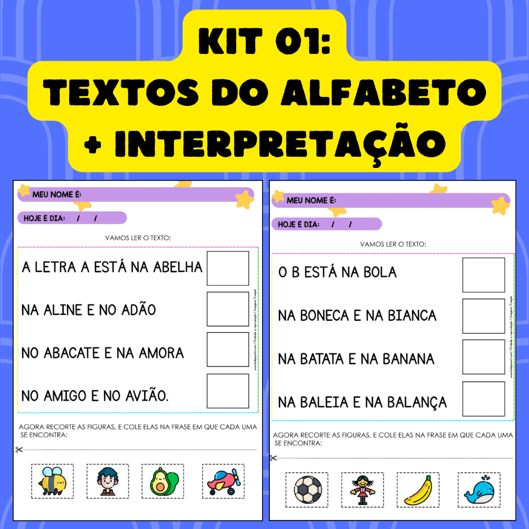 Kit 01: 23 textos + interpretação