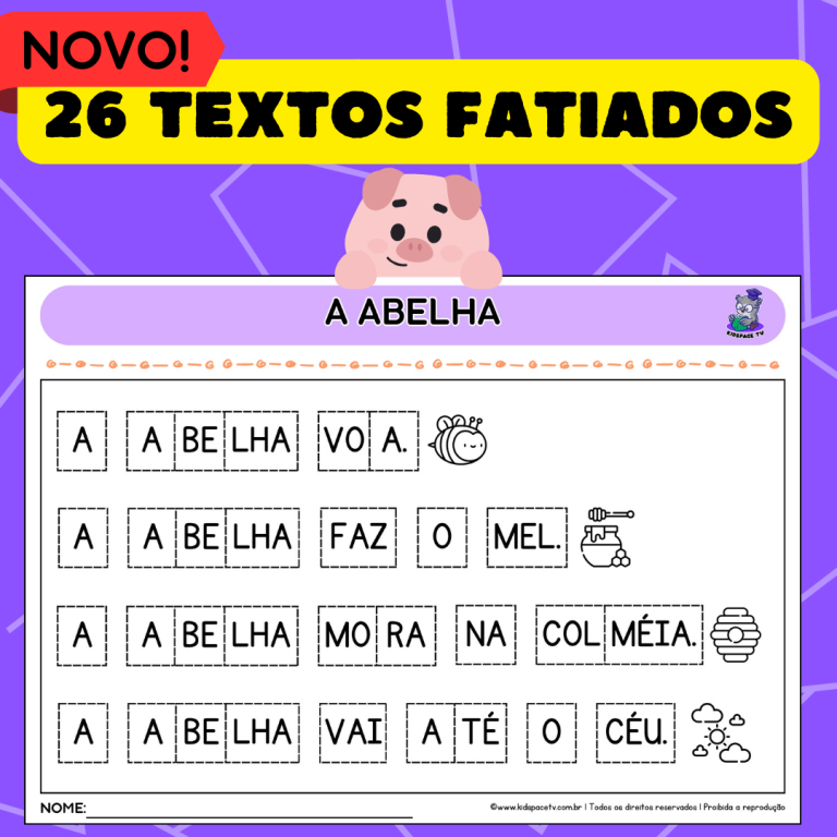 26 textos fatiados – Kidspace Tv