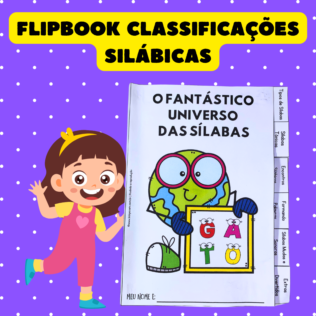 Flipbook "O Fantástico Universo das Sílabas"