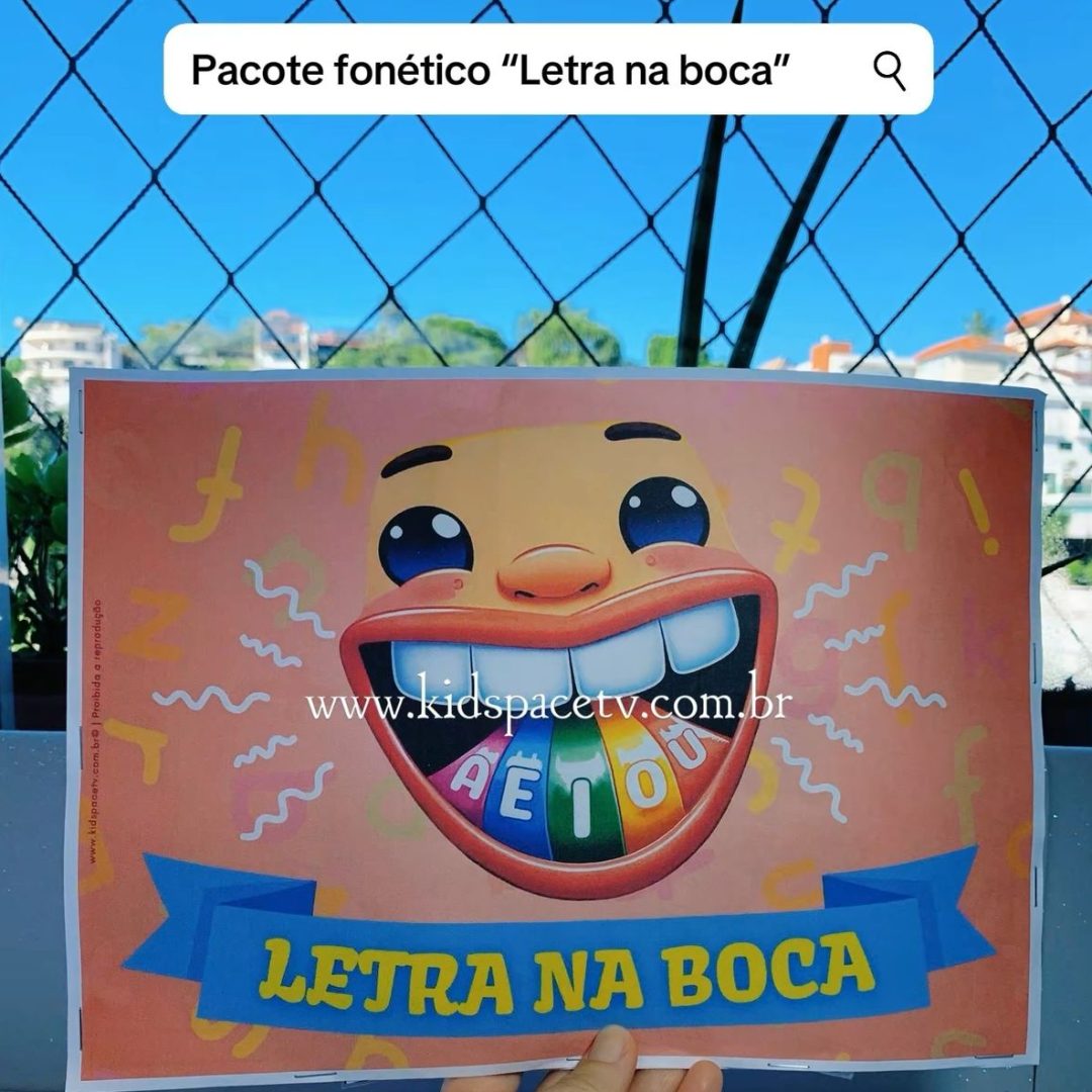 Letra na boca - Pacote fonético