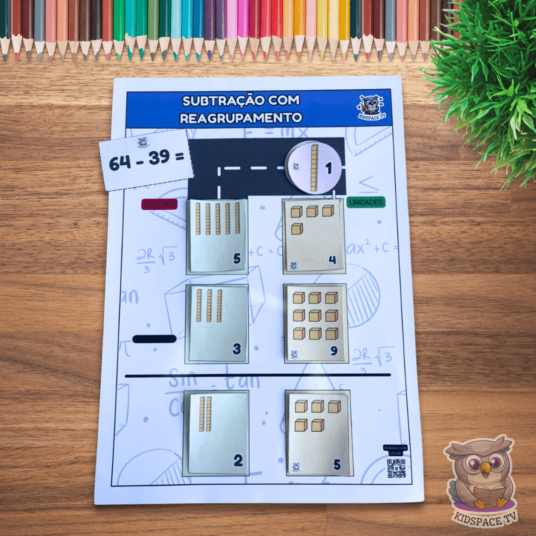 Rua da Subtração – Subtração com Reagrupamento