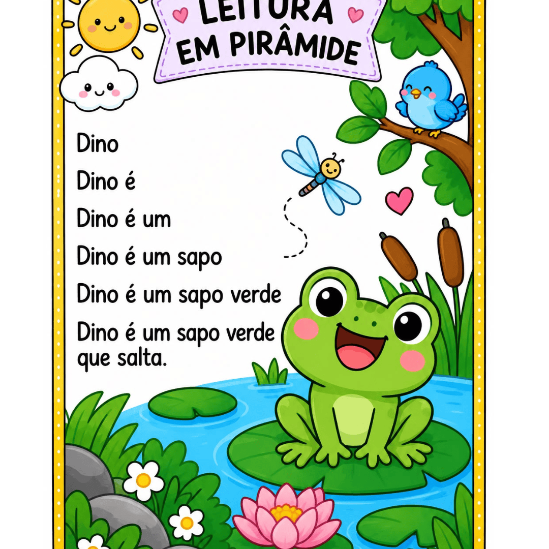 Leitura em Pirâmide – 7 Textos com Atividades de Interpretação