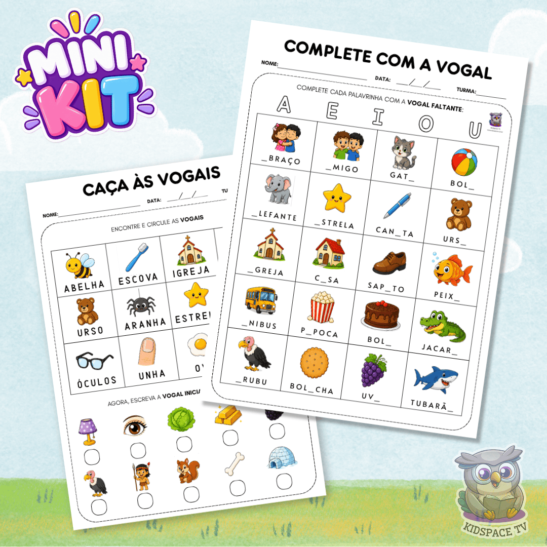 🌈 Mini Kit 01 • Vogais